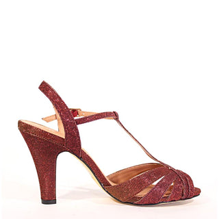 Diana Sparkly T-Strap Heels - Glamourous Grace