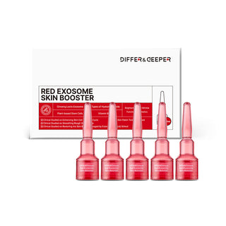 DIFFER&DEEPER Red Exosome Skin Booster (2ml x 5) - Glamourous Grace