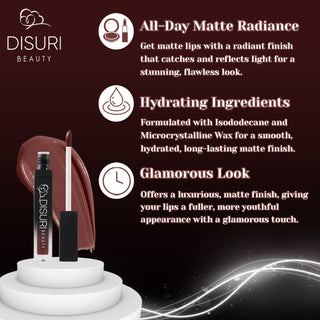 DISURI Beauty Liquid Lipstick - Delicious (6)