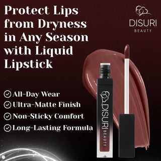 DISURI Beauty Liquid Lipstick - Delicious (6)