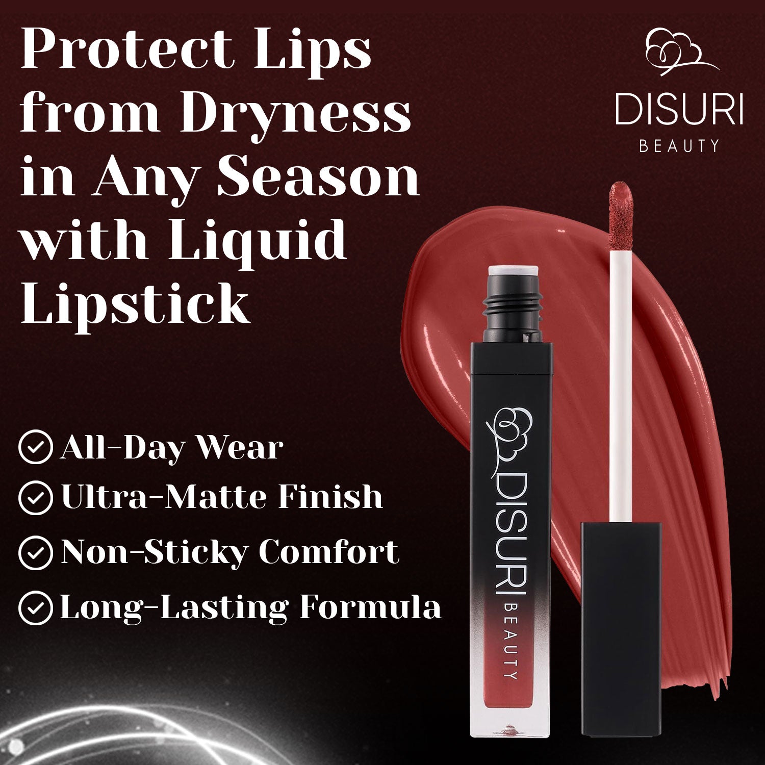 DISURI Beauty Liquid Lipstick - Devil in a New Dress (27)