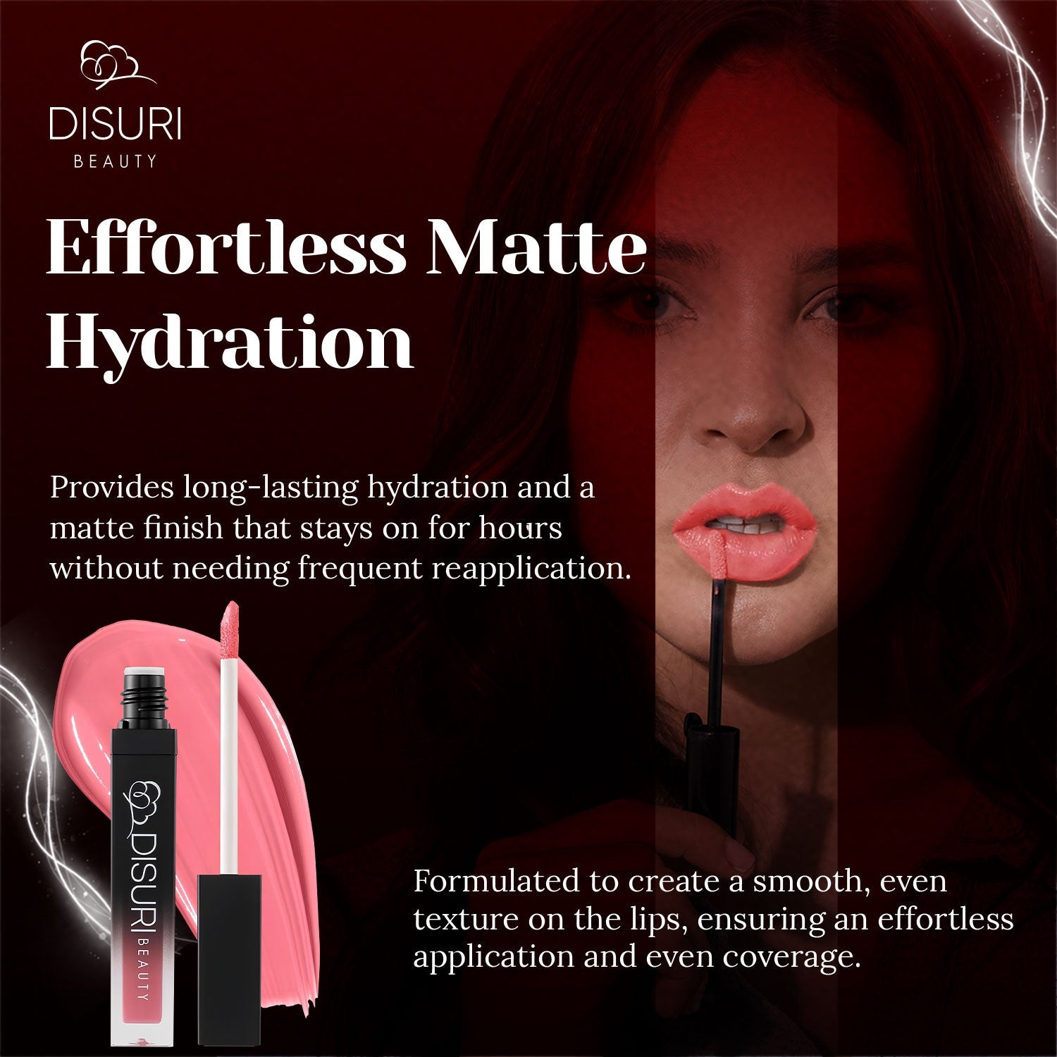 DISURI Beauty Liquid Lipstick - Don't Make Me Regret It (39)