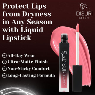 DISURI Beauty Liquid Lipstick - Don't Make Me Regret It (39)