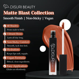 DISURI Beauty Liquid Lipstick - Don't Play With Me (64)
