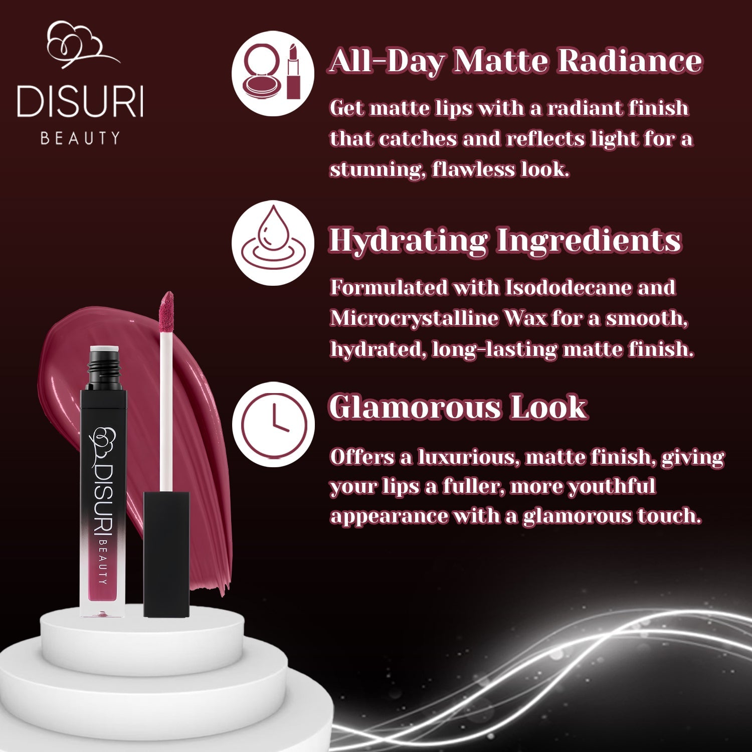 DISURI Beauty Liquid Lipstick - Greatest Summer of My Life (51)