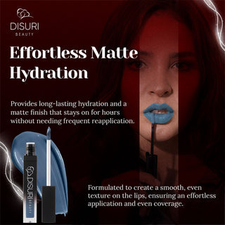 DISURI Beauty Liquid Lipstick - Blue Ambition (31)
