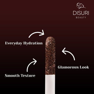 DISURI Beauty Liquid Lipstick - Chocolate Cake (68)