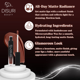 DISURI Beauty Liquid Lipstick - Soho (84)