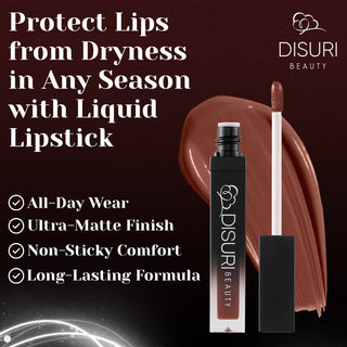 DISURI Beauty Liquid Lipstick - Soho (84)