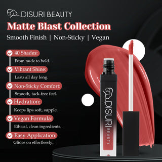 DISURI Beauty Liquid Lipstick - The Red Wedding (44)