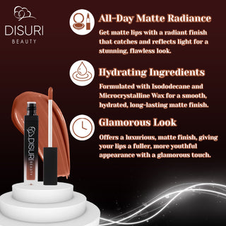 DISURI Beauty Liquid Lipstick - Upper West Side (65)