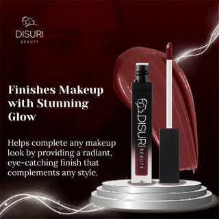 DISURI Beauty Liquid Lipstick - Red Wine (53)