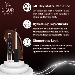 DISURI Beauty Liquid Lipstick - Jada Kiss (100)