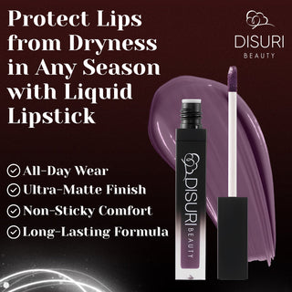DISURI Beauty Liquid Lipstick - Uptown Haze (94)