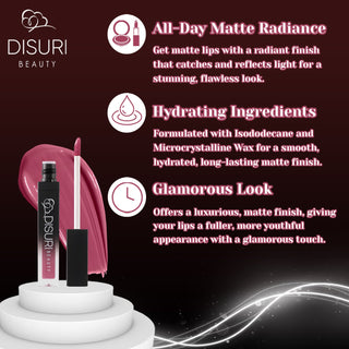 DISURI Beauty Liquid Lipstick - Whats Poppin? (19)