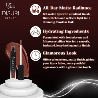 DISURI Beauty Liquid Lipstick - Ain't Worried Bout' Nothin' (82)