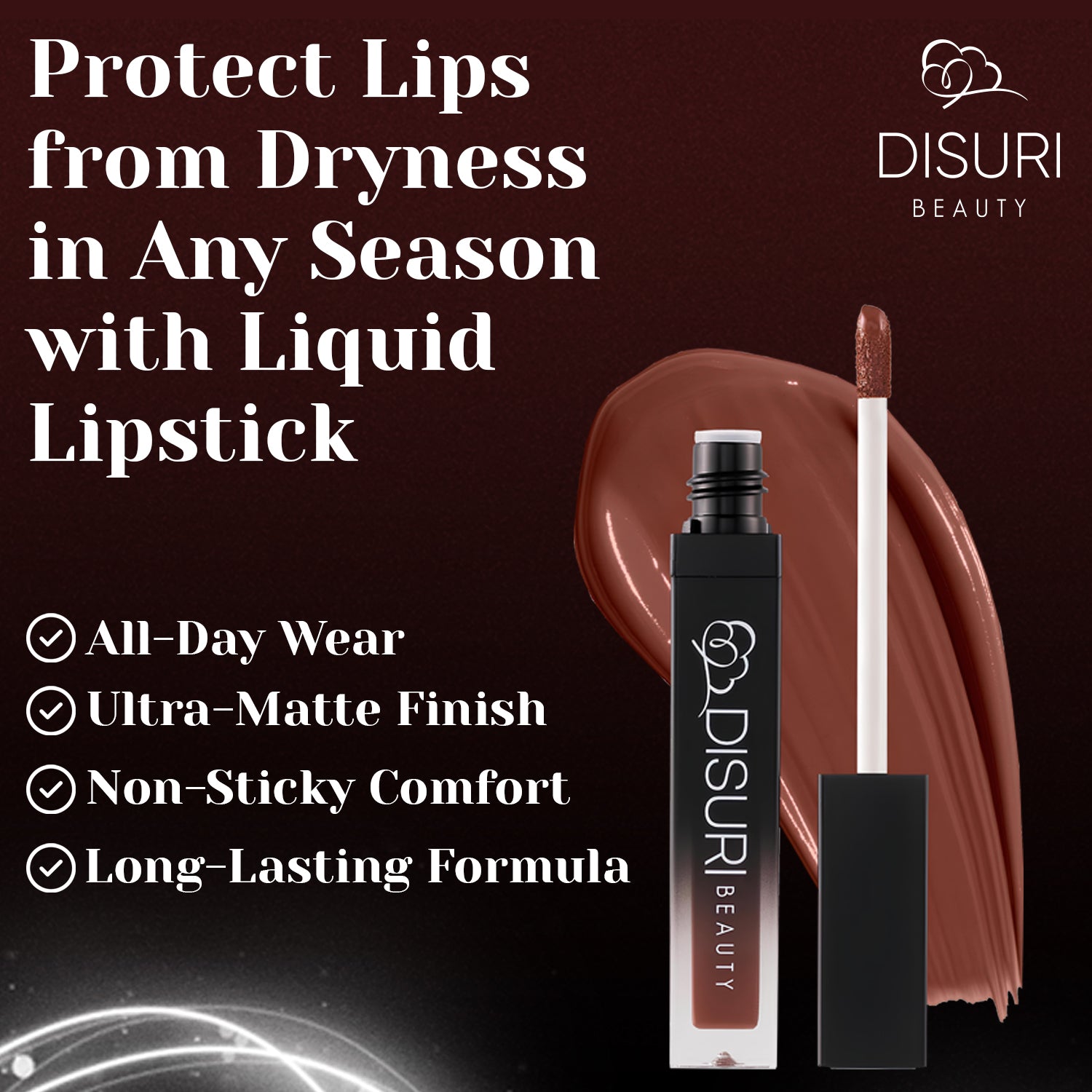 DISURI Beauty Liquid Lipstick - Ain't Worried Bout' Nothin' (82)