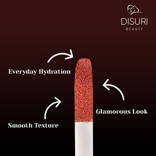 DISURI Beauty Liquid Lipstick - Blush Hour (12)