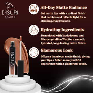 DISURI Beauty Liquid Lipstick - Brooklyn (91)
