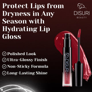 DISURI Beauty Glossy Blast Lip Gloss - No Games Please (M64)