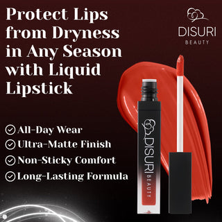 DISURI Beauty Liquid Lipstick - Seductive (9)