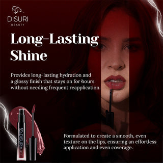 DISURI Beauty Glossy Blast Lip Gloss - La Brechadora (M62)