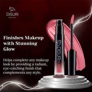 DISURI Beauty Glossy Blast Lip Gloss - Pink Berry Pie (M57)