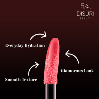 DISURI Beauty Glossy Blast Lip Gloss - Pink Cupcake (M9)