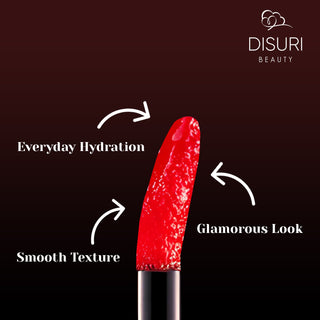 DISURI Beauty Glossy Blast Lip Gloss - Queens (M60)