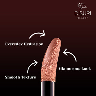 DISURI Beauty Glossy Blast Lip Gloss - Light Nude (M51)