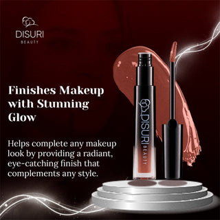DISURI Beauty Glossy Blast Lip Gloss - Mocha (M35)