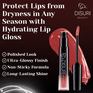 DISURI Beauty Glossy Blast Lip Gloss - Watermelon Rush (M10)