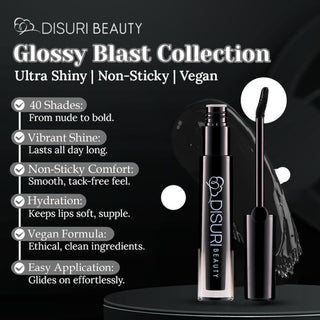 DISURI Beauty Glossy Blast Lip Gloss - Griselda (M56)