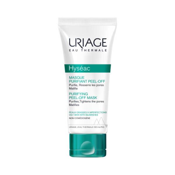 Uriage Hyseac Purifying Peel-Off Mask: Deep Cleansing Kaolin Clay Facial Mask for Acne & Pore Minimizing - Glamourous Grace