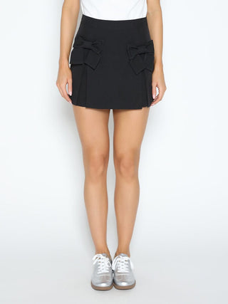 Double Bow Detailed Mini Short