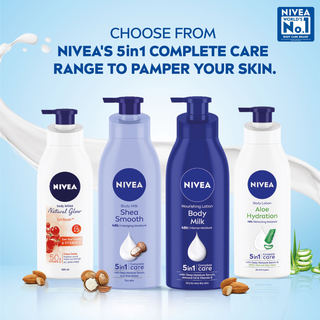 Nivea Nourishing Lotion Body Milk with Deep Moisture Serum for Very Dry Skin - Glamourous Grace