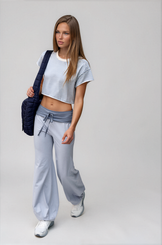Hot Shot Printed Cropped Tee