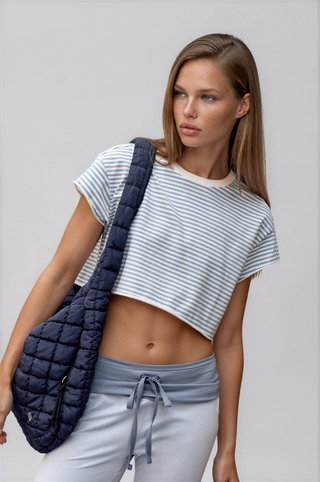 Hot Shot Printed Cropped Tee