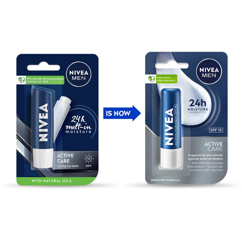 Nivea Men Active Care Lip Balm - Glamourous Grace