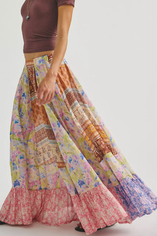 Santa Eulalia Printed Maxi Skirt - Glamourous Grace