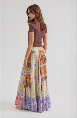 Santa Eulalia Printed Maxi Skirt - Glamourous Grace