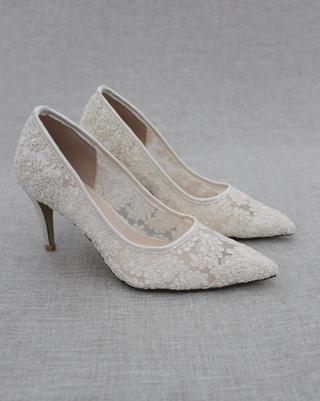 Lace Bridal Pump