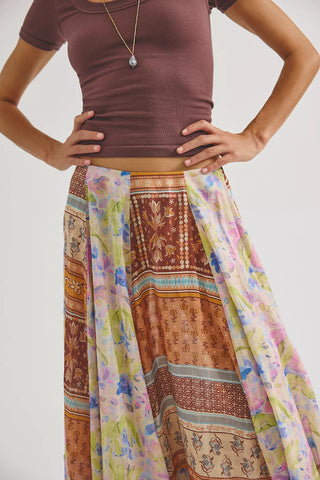 Santa Eulalia Printed Maxi Skirt - Glamourous Grace