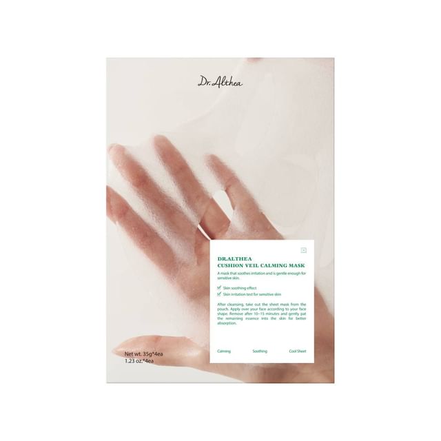 Dr.Althea Cushion Veil Calming Mask Sheet 28g X 4ea - Glamourous Grace
