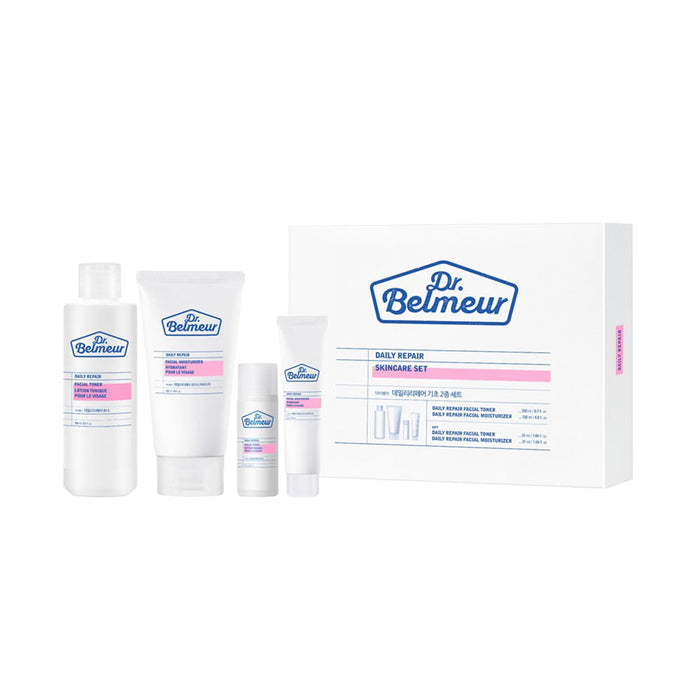 Dr.Belmeur Daily Repair Skincare Set (Toner 200ml + Moisturizer 120ml) - Glamourous Grace