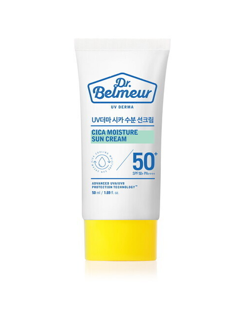 Dr.Belmeur UV Derma Cica Moisture Sun Cream SPF50+ PA++++ 50ml - Glamourous Grace