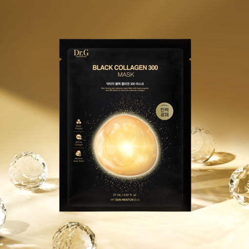 Dr.G Black Collagen 300 Mask 27g X 4ea - Glamourous Grace