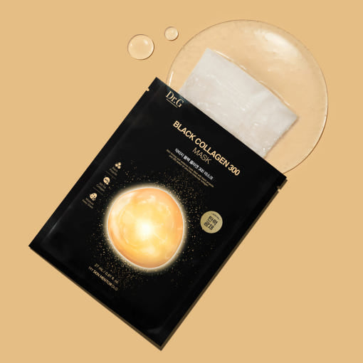 Dr.G Black Collagen 300 Mask 27g X 4ea - Glamourous Grace