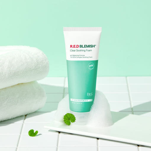 Dr.G pH Cleansing Red Blemish Clear Soothing Foam 150ml - Glamourous Grace