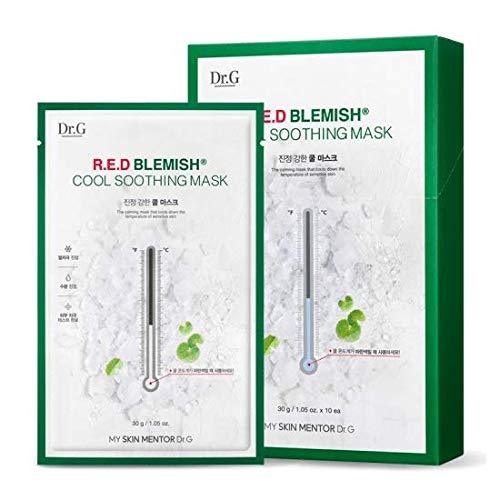 Dr.G R.E.D Blemish Cool Soothing Mask 10ea 30g - Glamourous Grace